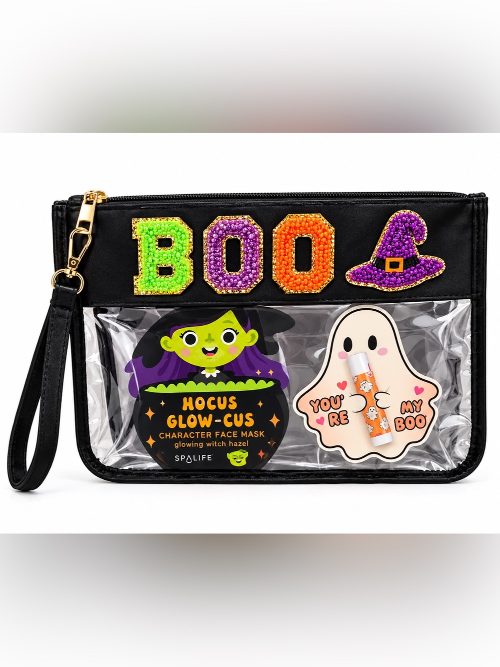 BOO Cosmetic Pouch and Accessories